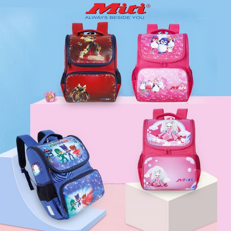 Balo chống gù Miti siêu nhẹ bé trai bé gái phù hợp bé lớp 1 - lớp 5.