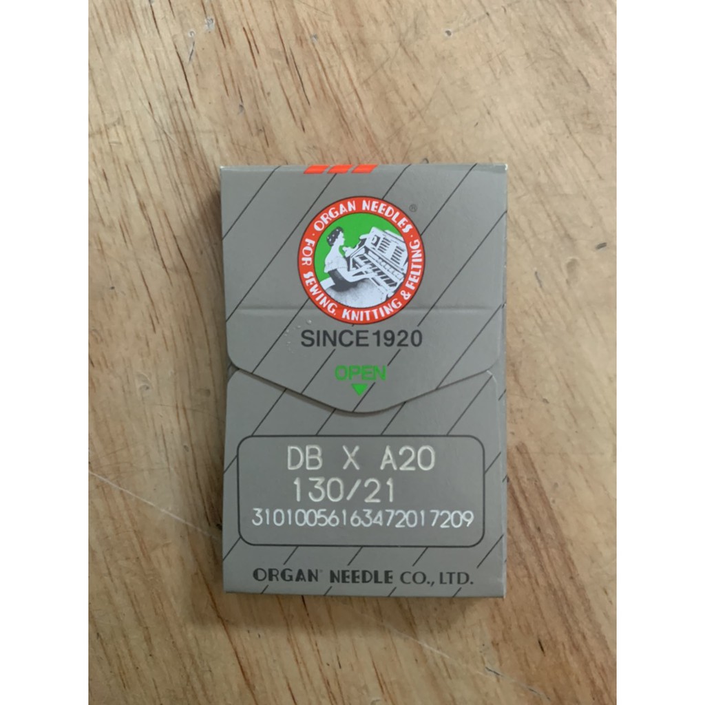 Kim máy may 1 kim công nghiệp DBxA20 của Nhật vĩ 10 cây