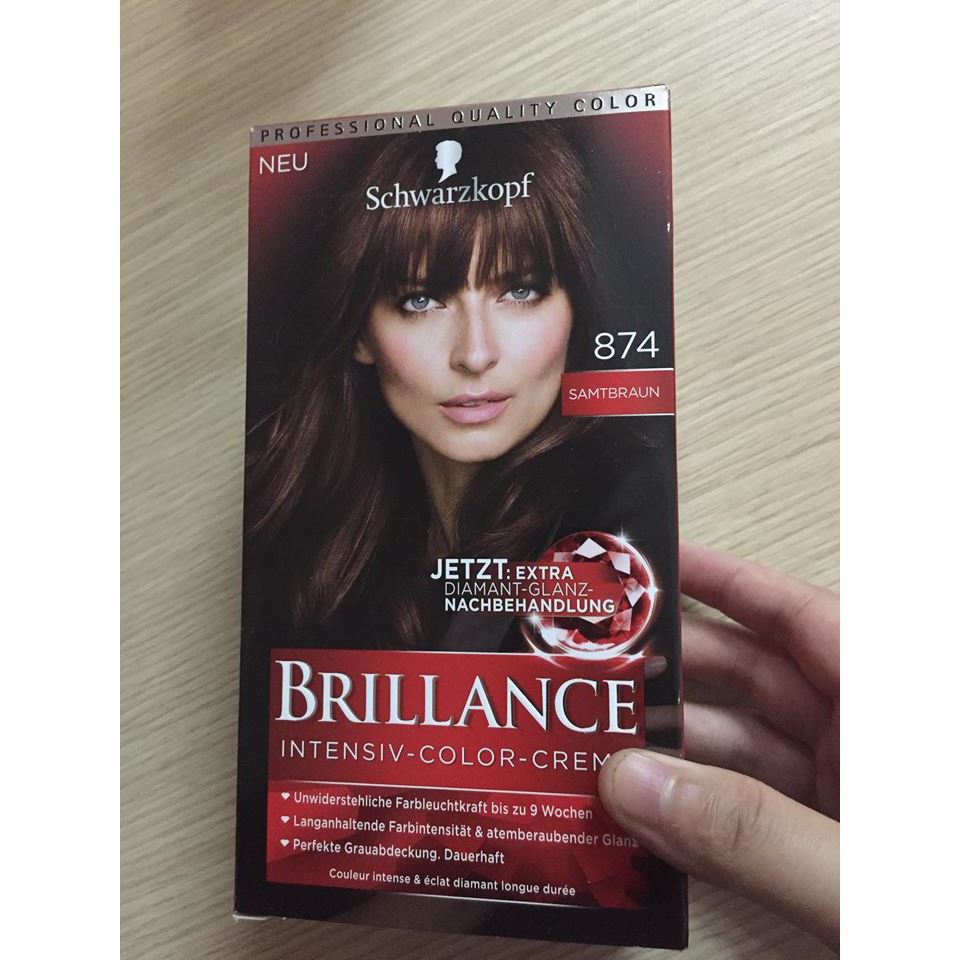 Thuốc nhuộm tóc của Đức Brilliance màu 874  hãng Schwarzkopf