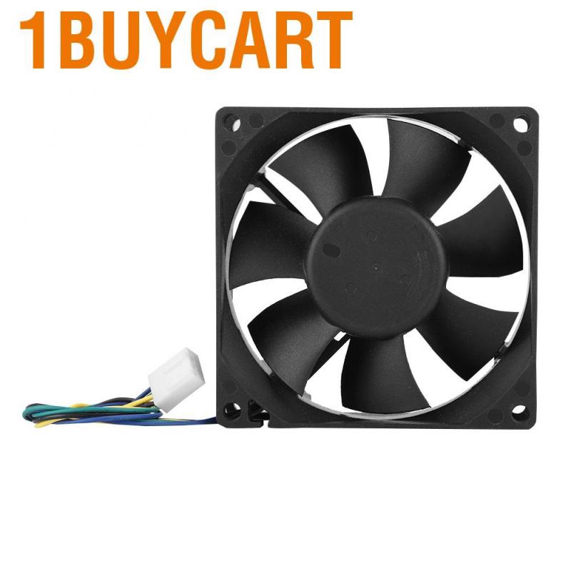 1buycart Qianmei(Extra 20%Off) 0812KHE-11 DC12V 0.41A 8CM 4Pin PWM Temperature Control Chassis Cooling Fan Cooler