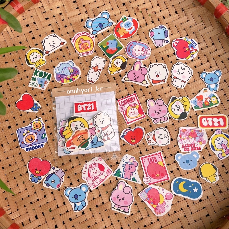 Sticker giấy BT21