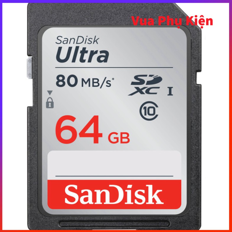 [FREE SHIP] Thẻ Nhớ 64Gb Sdxc Ultra Plus 80Mb/S Class 10 Uhs 1 - Bh 5 Năm | BigBuy360 - bigbuy360.vn