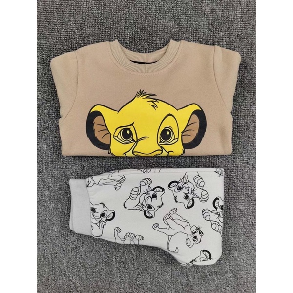 Bộ nỉ Lion HM xuất bé trai