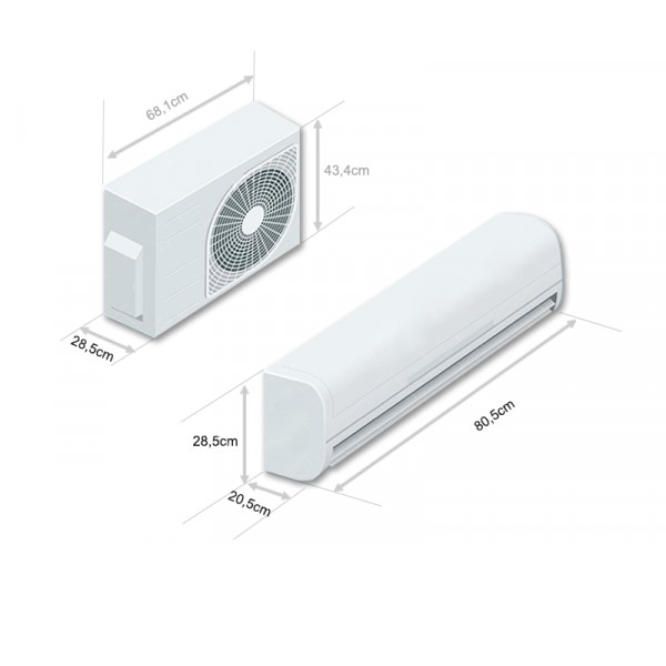 Điều hòa 1 chiều Inverter 9000BTU Midea MSMA1-10CRDN1