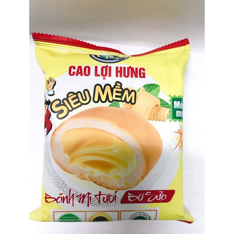 Combo 10 Bánh Mì Tươi Bơ Sữa Siêu Mềm Cao Lợi Hưng 57 g