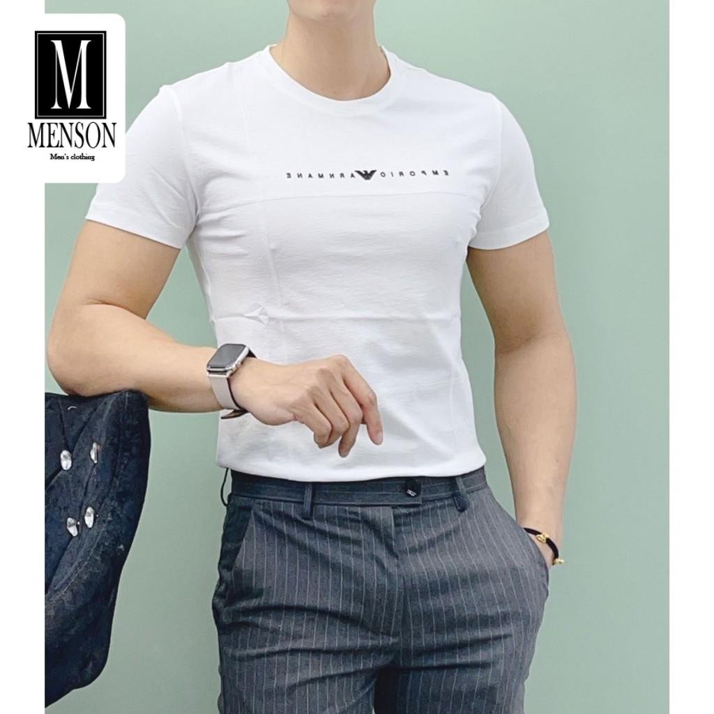 [Hàng Cao Cấp] Áo thun nam, Áo phông nam trắng cổ tròn họa tiết đơn giản 100% cotton co giãn 4 chiều chất mát MR1415 | BigBuy360 - bigbuy360.vn