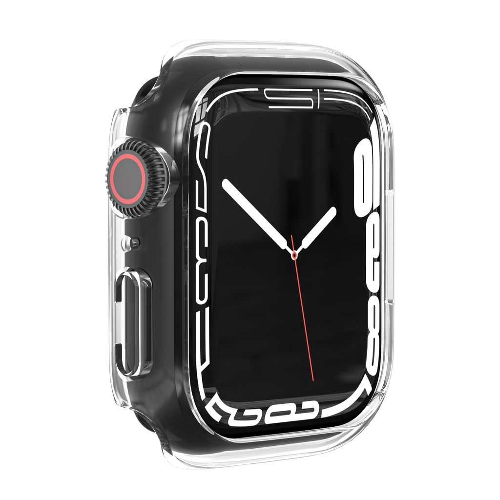 Khung Nhựa PC Cứng Bo Viền Bảo Vệ Cho Apple Watch 7 41mm 45mm iWatch 7 41mm 45mm