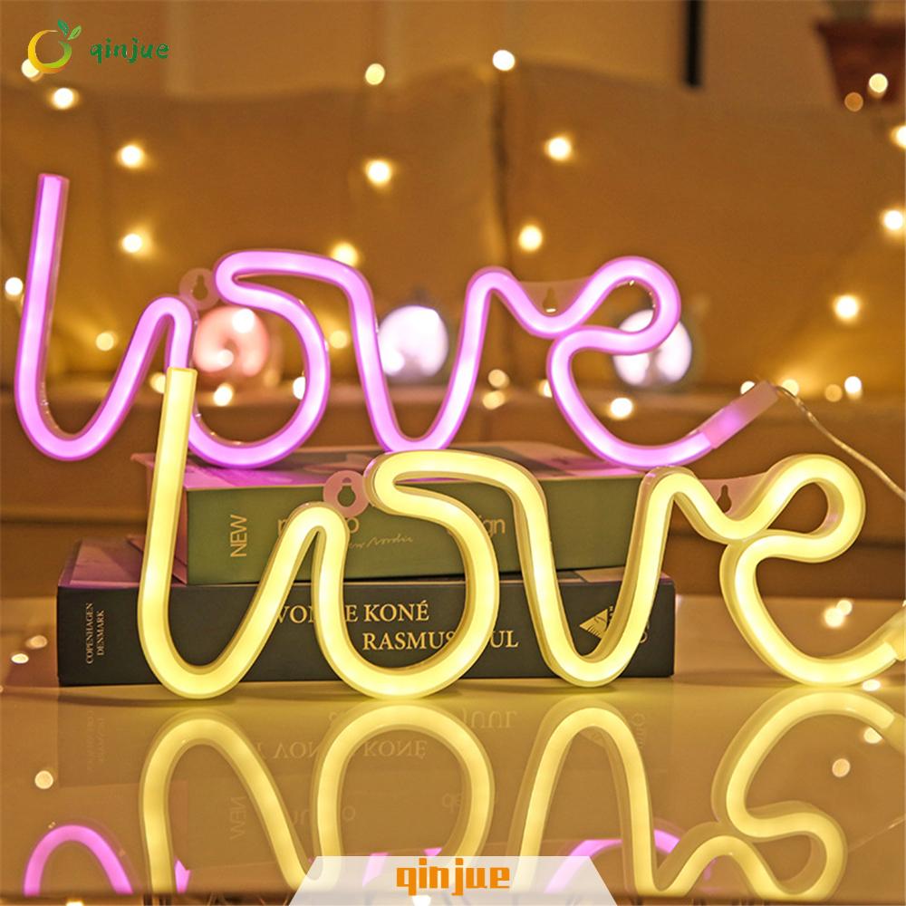 Đèn Led Neon Hình Chữ Love Trang Trí Tiệc