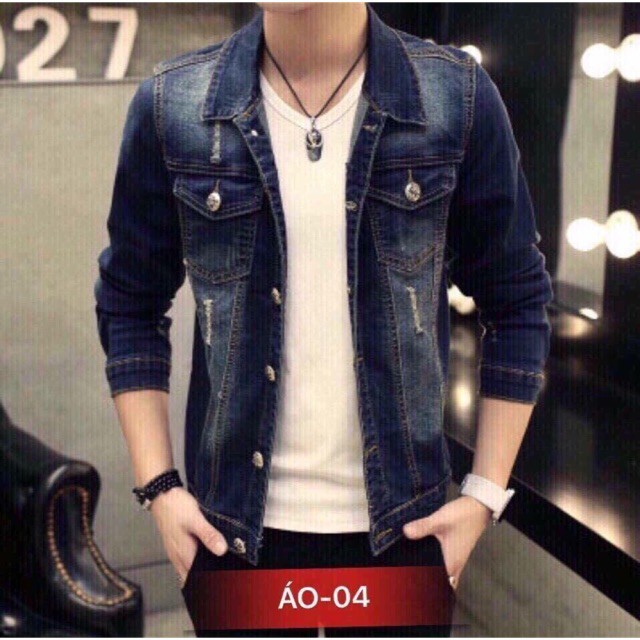 (BÁN SỈ)_Áo khoác jean namMIỄN SHIP KHI MUA 3 SP - Áo khoác jeans