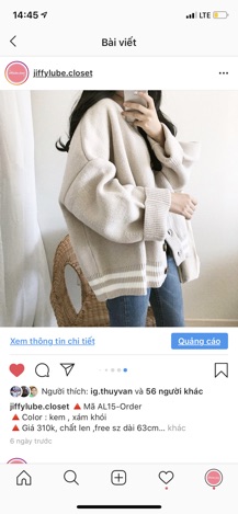 [ORDER] Áo len oversize