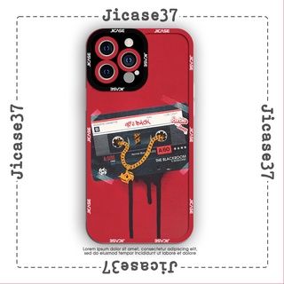 Ốp lưng iphone và samsung xiaomi oppo cạnh vuông Jicase Cassette indie hiphop 