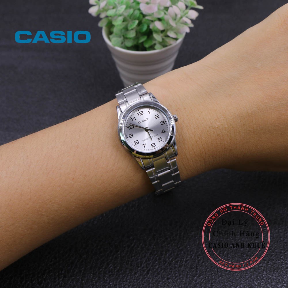Đồng hồ nữ Casio LTP-V001D-7BUDF dây kim loại