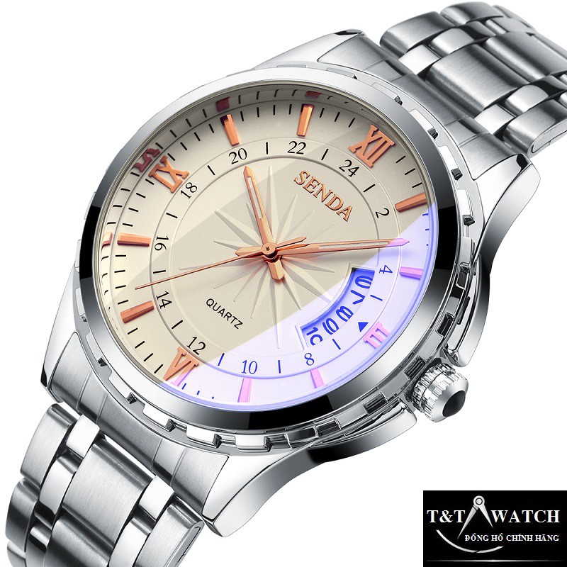 [SIÊU ĐẸP] ĐỒNG HỒ NAM SENDA 8026 DÂY THÉP CHÍNH HÃNG-THIẾT KẾ SANG TRỌNG | BigBuy360 - bigbuy360.vn