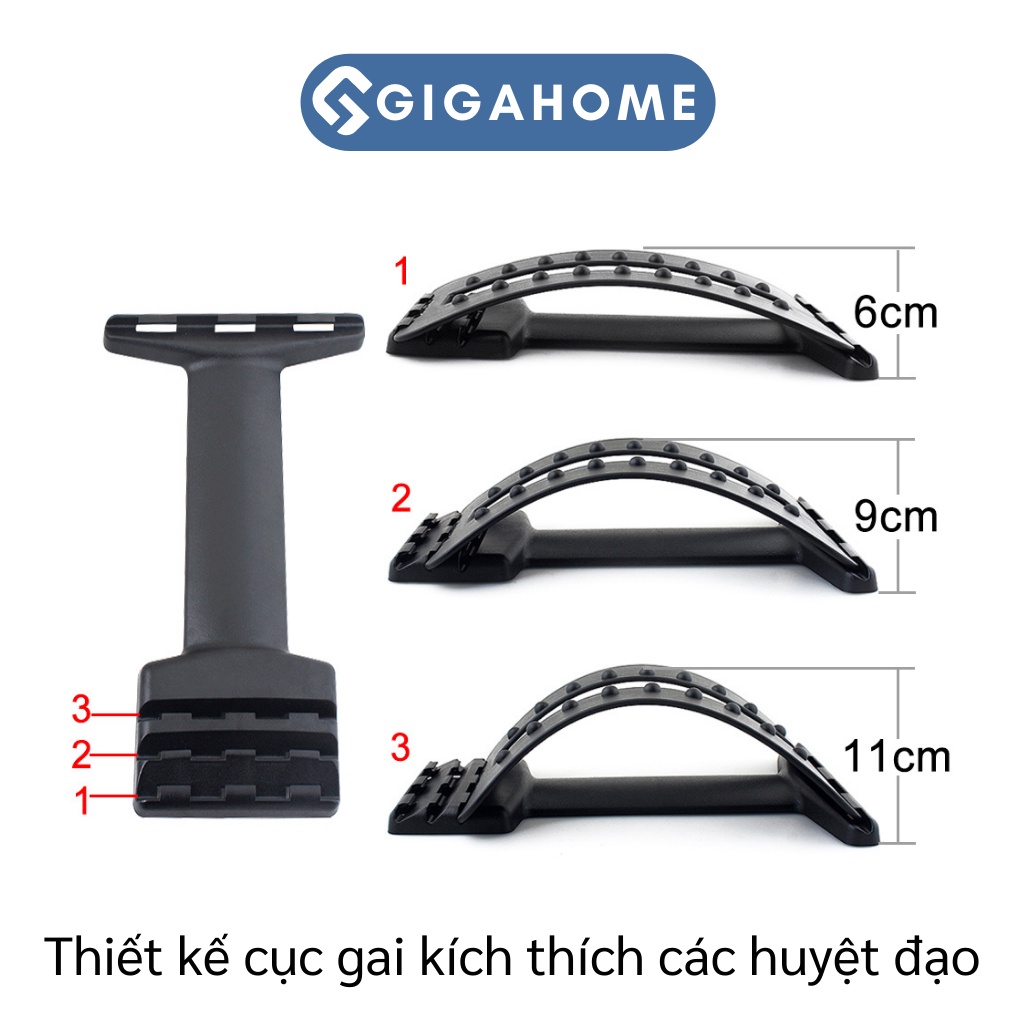 Khung Nắn Chỉnh Cột Sống Toàn Thân GIGAHOME Định Hình Cột Sống, Massage Lưng 7885