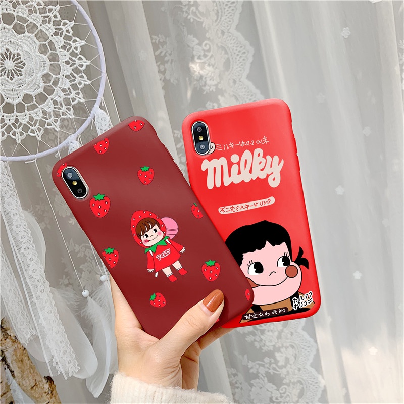 Ốp lưng hình cô bé dễ thương cho IPhone 13 12 11 Pro ProMax 7 8 SE 2020 7Plus 8Plus X XS XR XSmax 12 12Pro 12Promax | BigBuy360 - bigbuy360.vn