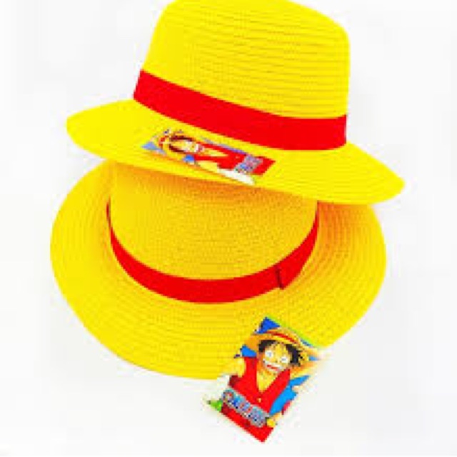 Mũ luffy mũ rơm one piece size lớn đường kính 35cm