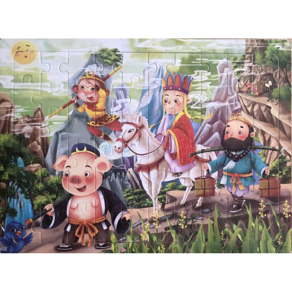 Bộ Tranh Ghép Hình Puzzle 60 miếng Cho Bé, Đồ Chơi BaBiBo