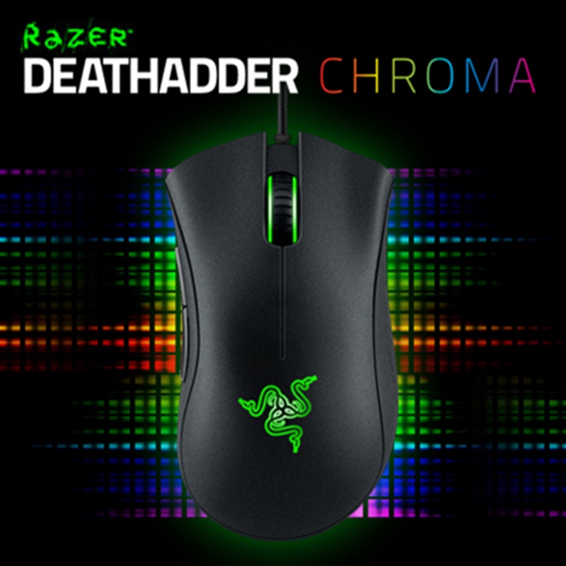 Chuột chơi game có dây USB 3500DPI Deathadder Chroma chất lượng cao