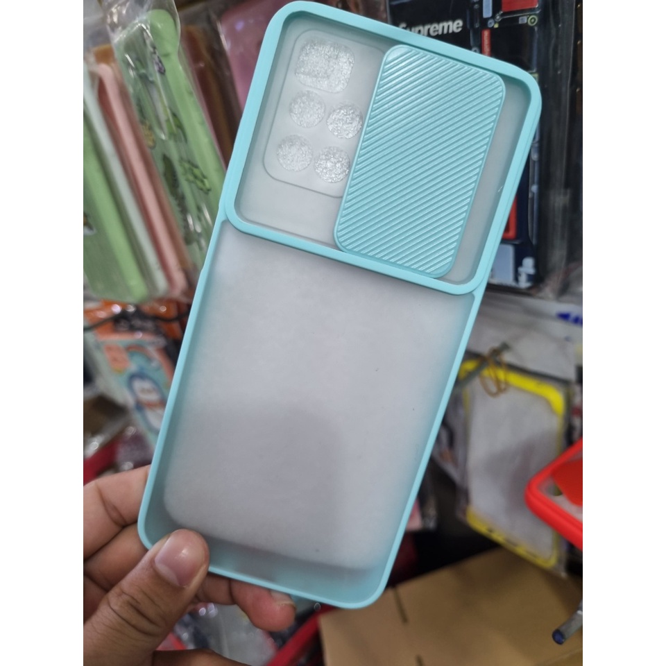 Ốp lưng Xiaomi Redmi 10 trong nhám đặc biệt có bảo vệ camera viền đa màu sắc độc đáo khác nhau để chọn lựa