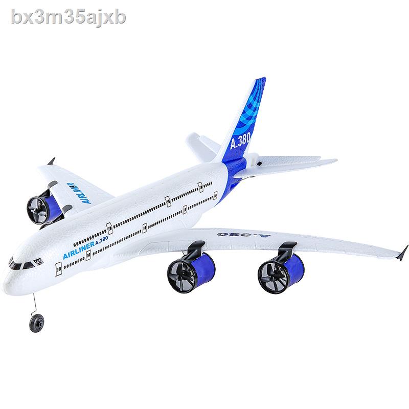 ☑ □ Mô hình máy bay điều khiển từ xa ba kênh cánh cố định Máy bay chở khách máy bay lượn Airbus A380