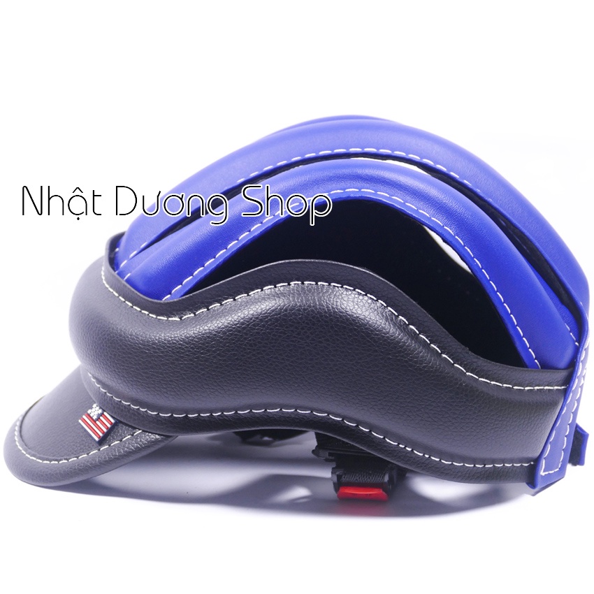 Nón bảo hiểm thể thao 3 sọc 3 lá giá rẻ thoáng mát đầu khi đội
