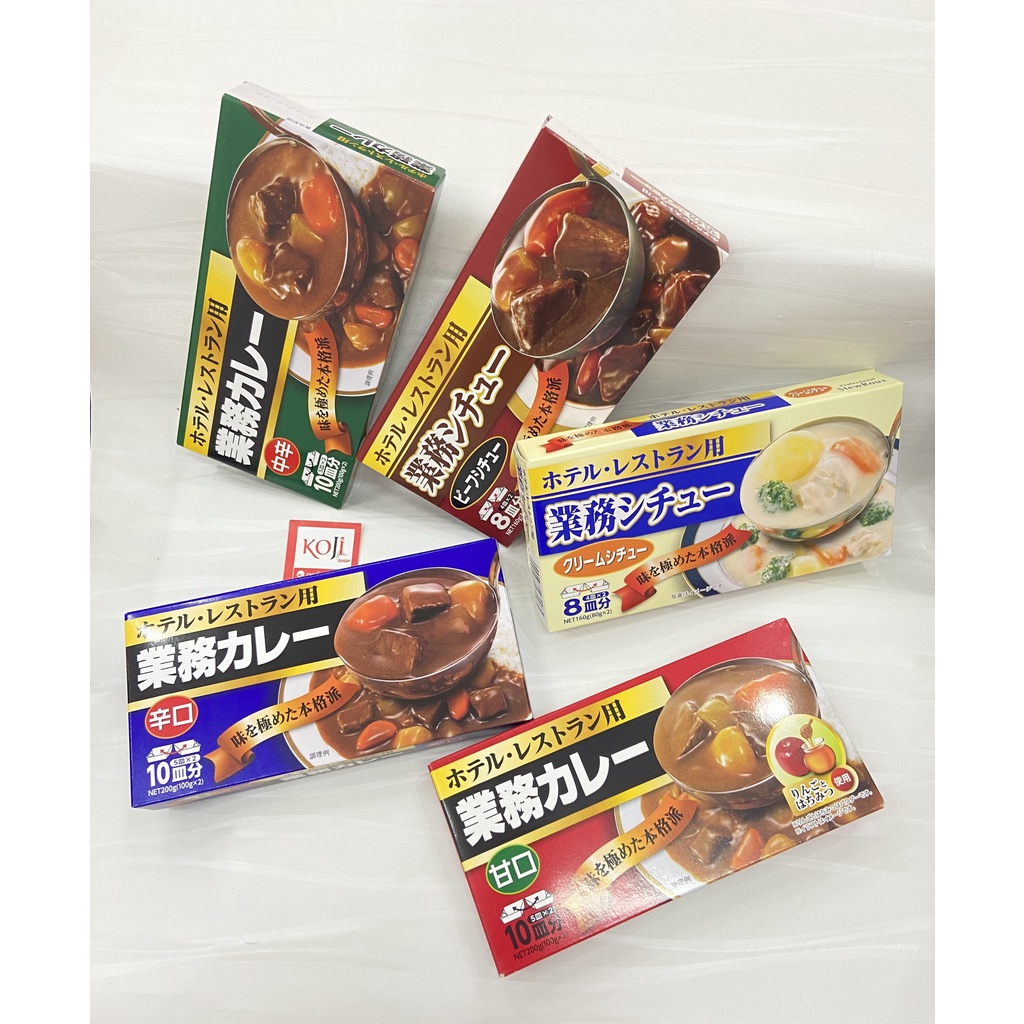 Viên Cari/ sốt vang/ sốt kem kiểu Nhật Kobe Bussan