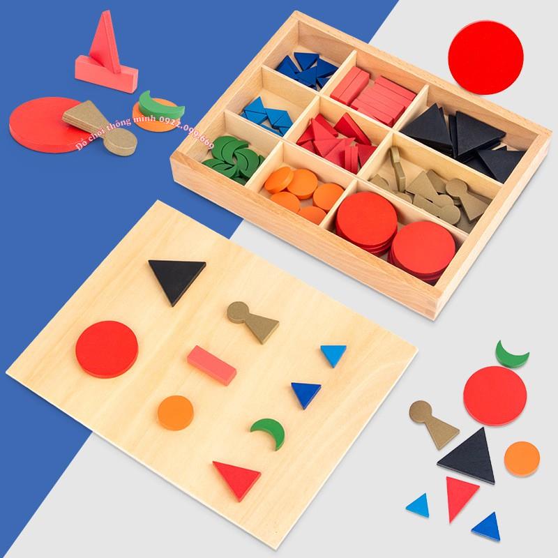 Hộp ký hiệu ngữ pháp cơ bản giáo cụ Montessori