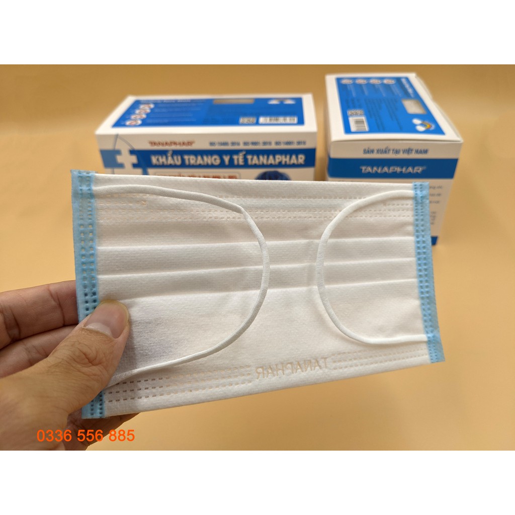 Khẩu trang y tế Tanaphar 3 lớp - Hộp 50 chiếc | BigBuy360 - bigbuy360.vn