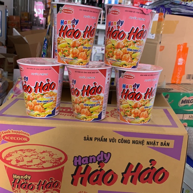 Mì Ly Ăn Liền Hảo Hảo Chua Cay 67g