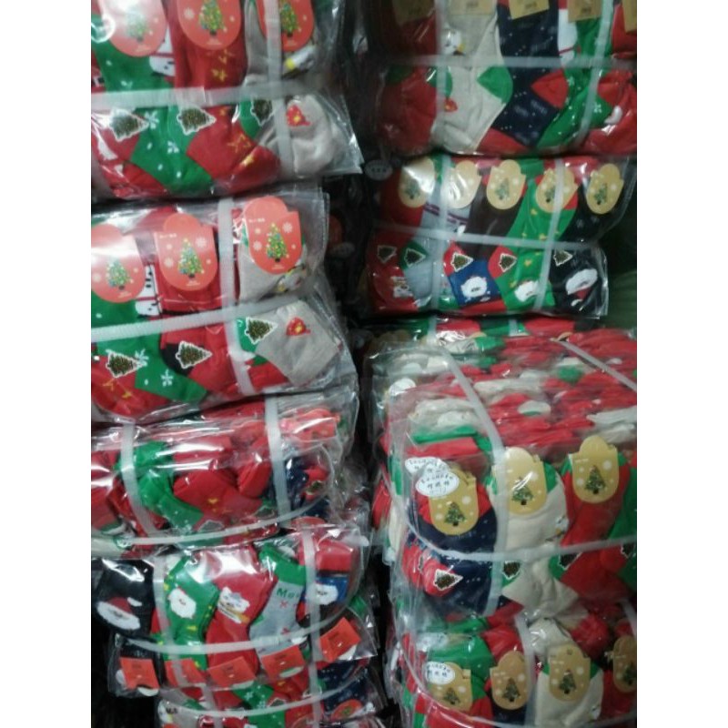 set 10 đôi tất cổ cao ( noen) cho bé