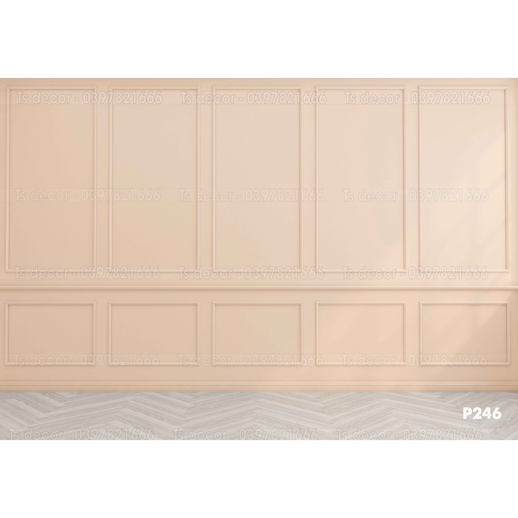 Phông nền livestream chụp ảnh sử dụng keo dán cố định lên tường