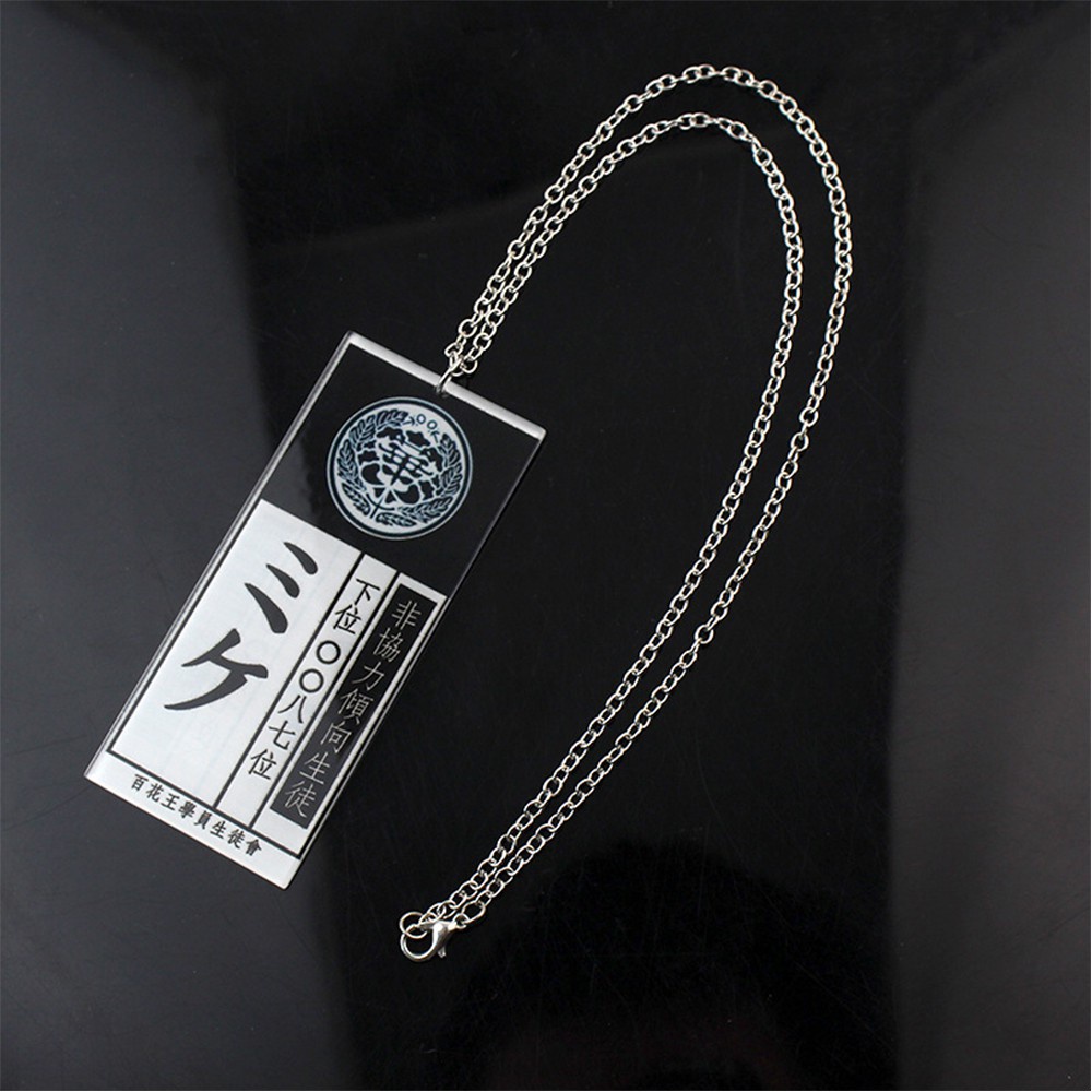 JARRED Acrylic Cosplay Jewelry Mary Yumeko Jabami Anime Kakegurui Necklace Ryouta Suzui Compulsive Gambler Saotome Unisex Pendant Necklace