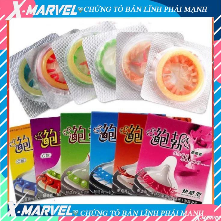 Bao cao su GAI ĐÔN BI ♋️Extra Sensitive♋️ RUNBO bcs siêu mỏng/nhiều gel/tránh thai/49mm/chống xuất tinh sớm XMARVEL