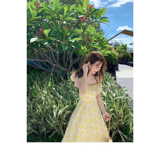 ĐẦM MAXI HOA NHÍ