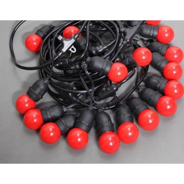 Dây đèn led búp chanh 7 mét 14 bóng 3w trang trí shop, nhà cửa sân vườn