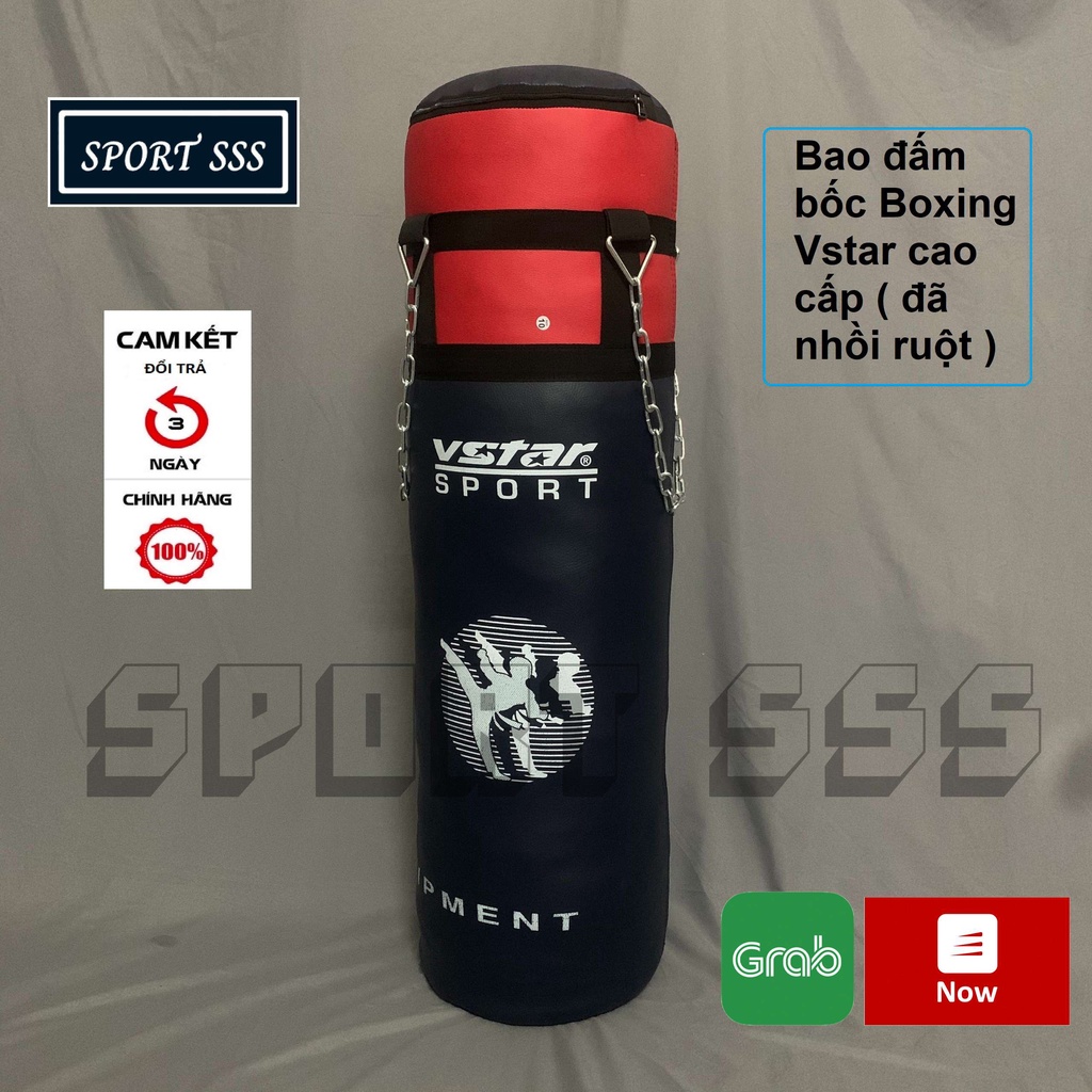 Bao đấm Boxing 1m Vstar cao cấp đã nhồi