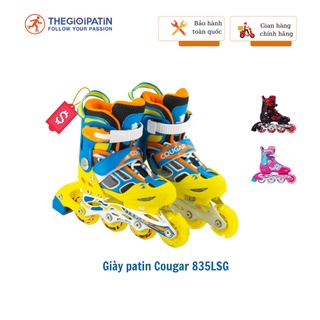 Giày Patin Trẻ Em Cougar 835LSG - Giày Patin Thể Thao Chính Hãng Chỉnh Được 3 Size