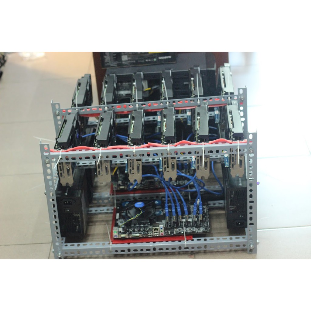 Máy Trâu Cày Bitcoin( Cày ETH Tốc 17xMhz) Sử Dụng VGA RX570 8G | BigBuy360 - bigbuy360.vn