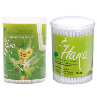 Bông tai Hana trẻ em hộp tròn - 200c - một đầu xoắn một đầu tròn (lõi giấy)