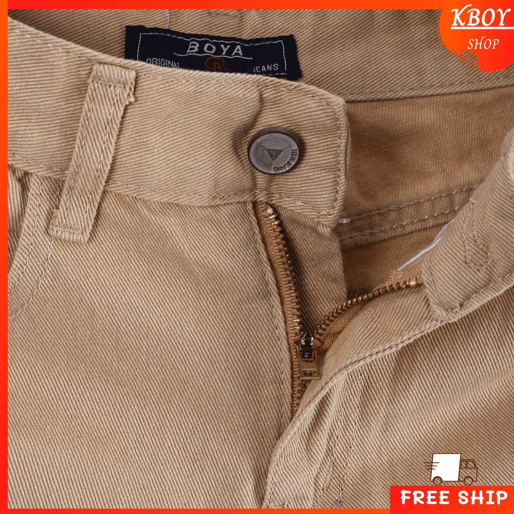 Quần Short Jeans [𝐅𝐑𝐄𝐄 𝐒𝐇𝐈𝐏] Quần đùi jeans nam chất trơn bigsize ba màu trắng/đen/vàng - 007 | BigBuy360 - bigbuy360.vn