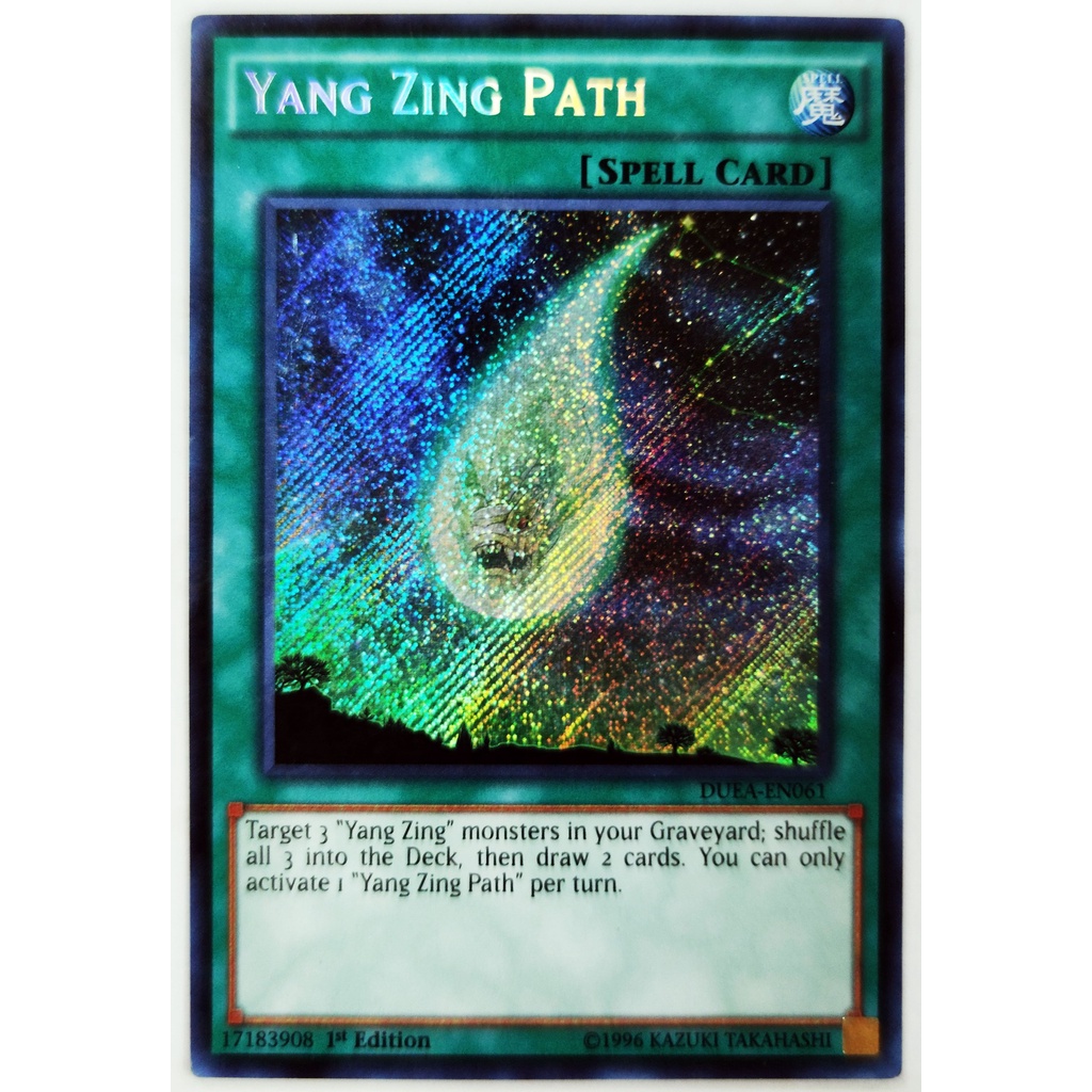 [Thẻ Yugioh] Yang Zing Path |EN| Secret Rare