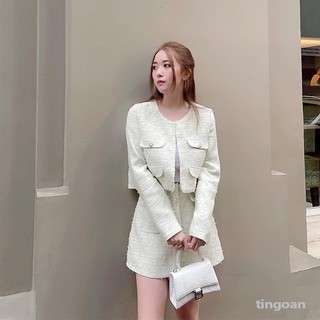 Áo khoác set xanh mint tingoan FIRST DATE JACKET/MINT