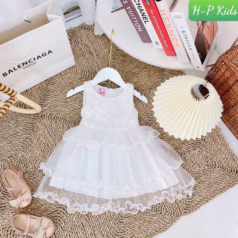 SIZE 7-15KG: Váy ren 3 tầng cực xinh cho bé gái - VR3T