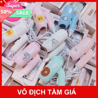 Máy Sấy Tóc Mini con Siêu Kute ❣️2 Chế Độ Gấp Gọn❣️ [Miễn Phí Vận Chuyển khi đơn đạt giá trị tối thiểu 200k]