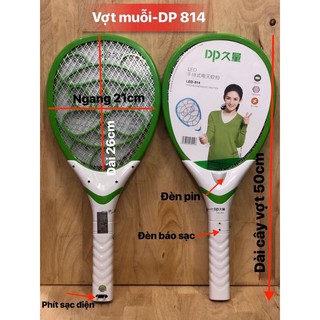 Vợt Muỗi DP 814 Diệt Muỗi 2 Lớp Bảo Vệ