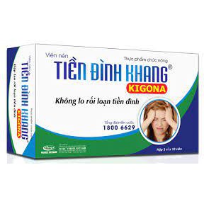 Tiền Đình Khang hỗ trợ giảm rối loạn tiền đình, chóng mặt, đau đầu, hoạt huyết - Hộp 30 viên