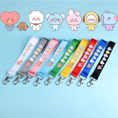 Dây đeo strap ngắn Baby BT21 Family (BTS) và nhiều họa tiết hình thú dễ thương