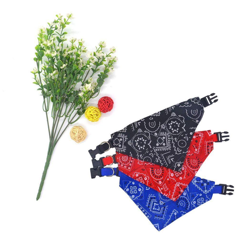Khăn Quàng Cổ Trọng Lượng Nhẹ Thoải Mái Có Thể Điều Chỉnh Dành Cho Chó Mèo Nhỏ