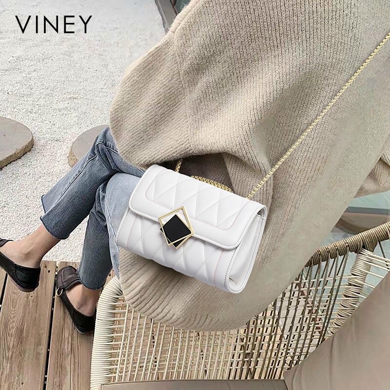 Túi Xách Nữ Đeo Chéo Thời Trang, Túi Nữ Khoá Vuông
