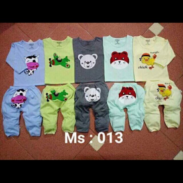 Combo 25  bộ catter dài tay cho bé